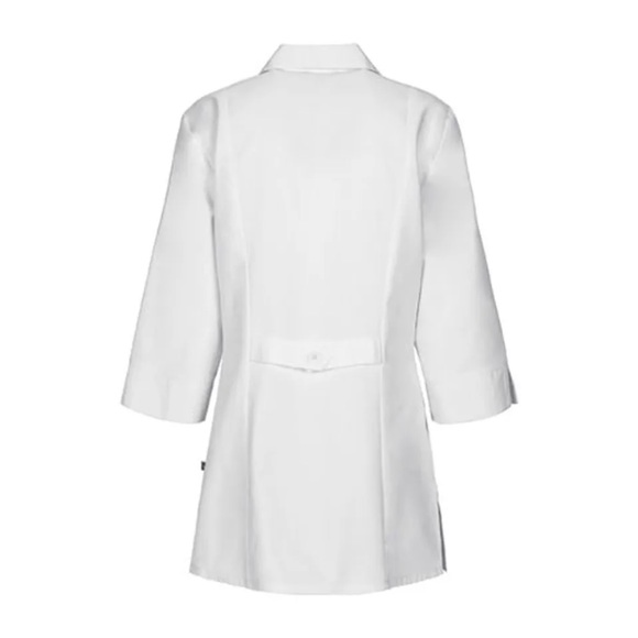White Cherokee Scrubs 30" 3/4 Sleeve Lab Coat 1470 WHT. Size XS - Picture 2 of 7